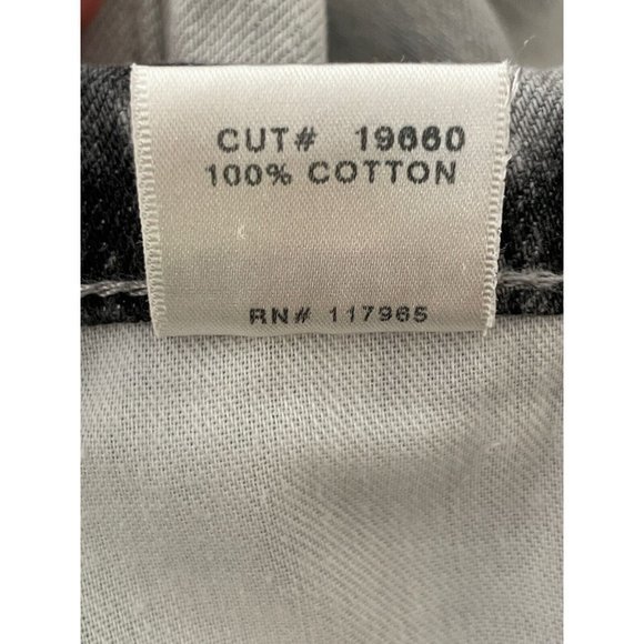 J Brand Aubrey Ankle Jeans Dark Sonic Women's Size 28 Black White Acid Wash Crop - Picture 11 of 12